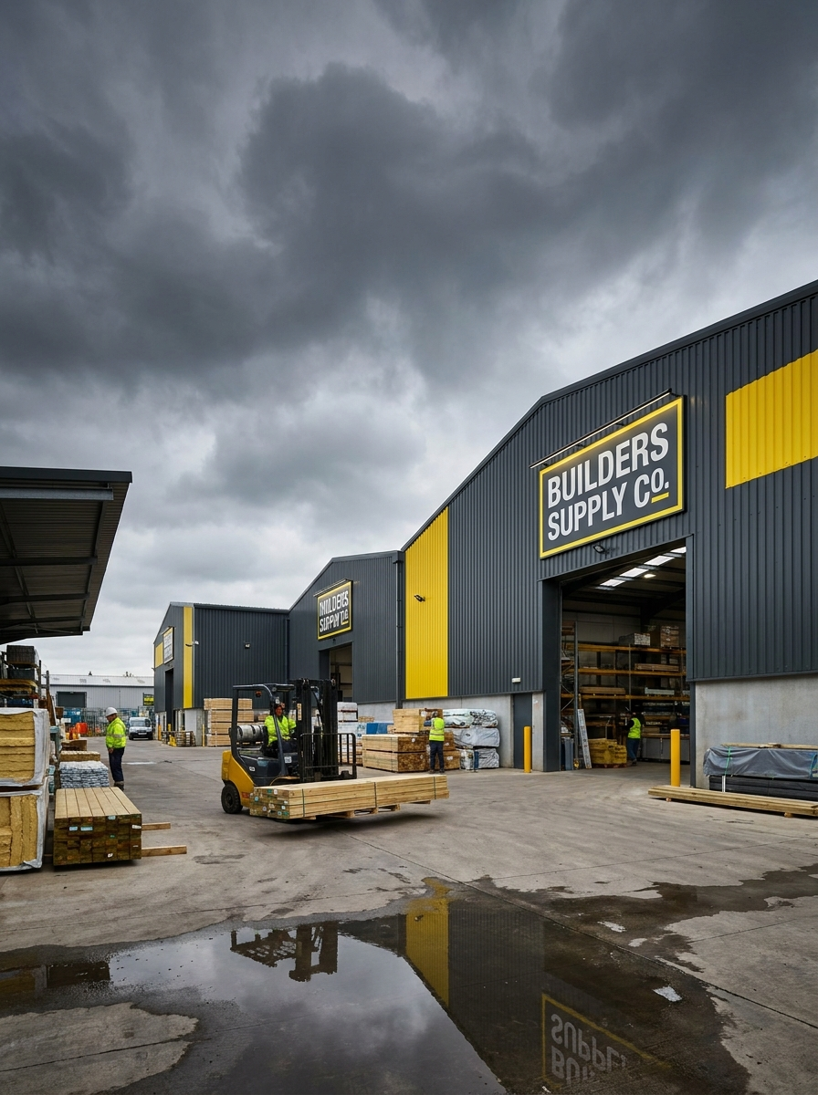 BBPO builders merchant yard